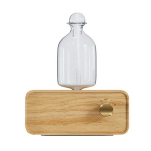 Nebulizing Essential Oil Diffusers Cordless Rechargeable Wooden Glass Cold 2434 - Picture 1 of 7
