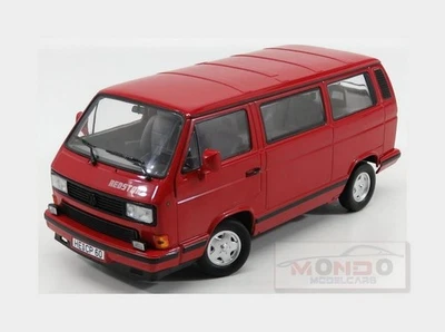 1:18 NOREV Volkswagen T3 Multivan Minibus Red Star 1992 Red NV188542 - Photo 1/2
