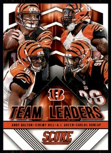 2015 Score Team Leaders #10 Dunlap/Hill/Green/Dalton Cincinnati Bengals Football - Picture 1 of 2