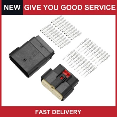 Pack of 1 For Ford Mondeo 20 Pin Headlight Connector Plug Kit Waterproof - Image 1 of 4