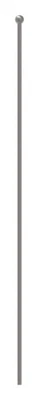 FENAU GMBH Zaunstab Länge: 1000 mm Material Ø 12 mm + Kugel Ø 25 mm aus Stahl S235JR, (roh)