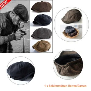 Herren Schirmmützen Retro Style Schiebermütze Herren/Mütze-Kappe Flatcap Cap - Bild 1 von 17