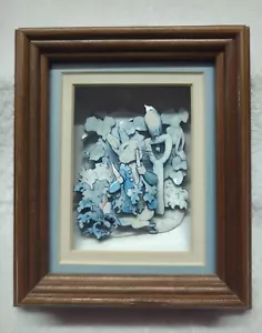 Peter Rabbit Shadow box Framed Art: Book One Cover Art, 3"x5" Glossy - Picture 1 of 12