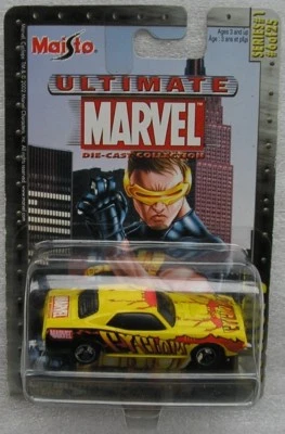 Maisto Ultimate Marvel Series 1 6 of 25 Cyclops Plymouth Hemi Cuda - New Carded - Image 1 of 2