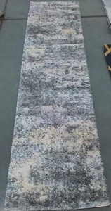 GREY BLUE / CREAM 2'-0" x 8'-0" Flaw in Rug, Reduced Price 1172770362 BER219G-28 - Picture 1 of 4