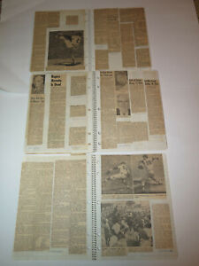 Three Books Baseball Newspaper Clippings Oct 7, 1962 Preseason 1964