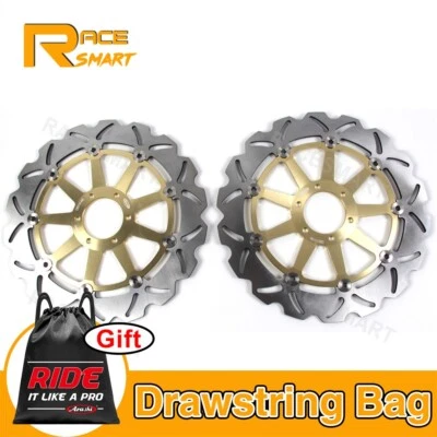 Front Brake Disc Rotors For Ducati Monster S4 01-03 S4R 996 03-06 S2R 1000 06-07 - Image 1 of 4