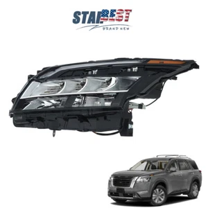 Headlight For Nissan Pathfinder 22-23 LED+Halogen New Chrome Bezel Front Left/LH - Bild 1 von 13