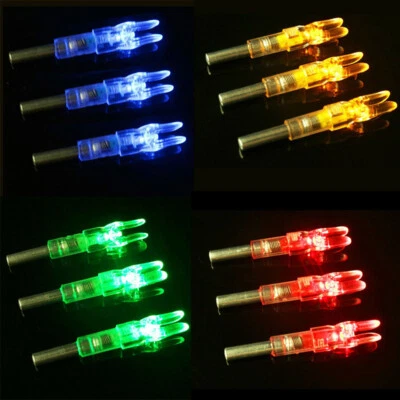 LED Lighted Nocks for Arrow with ID .244/6.2mm for Arrow Hunting Shooting Target - Image 1 of 4