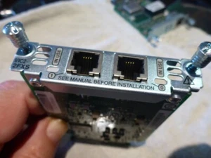AU SELLER CISCO VIC2-2FXS 2-port voice interface FXS CARD. TESTED - Photo 1/5