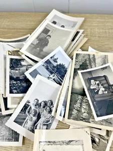 Schwarzweiß Foto Lot Vintage 40er 50er Jahre Konvolut, Papierbasteln - Bild 1 von 6