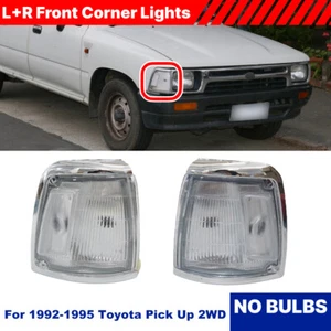 2x Front Corner Lights Indicator Parking Signal For 1992-1995 Toyota Pick Up 2WD - Picture 1 of 10
