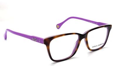 Dolce & Gabbana DD1238 2608 прямоугольные женские очки Havana фиолетовые 52 мм - Изображение 1 из 4