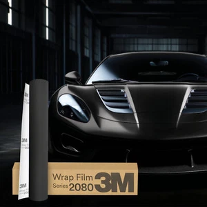 3M Wrap Film Series 2080 Car Wrapping Folie 30x152cm Autofolie MX12 Matrix Black - Bild 1 von 5