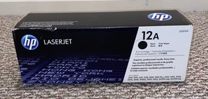 Genuine HP Laserjet 12A Q2612A Black Toner Cartridge New Sealed Box