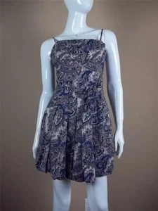 $189 Tracy Reese Plenty Paisley Cocktail Dress size 0 XXS Extra Small Pink Skirt - Picture 1 of 9