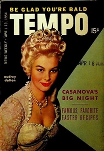 Tempo Magazine April 19 1954 Hula Dance Audrey Hepburn Wizard of Oz - Picture 1 of 10