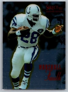 1995 Select Certified Edition - #1 Marshall Faulk Indianapolis Colts NFL Card - Picture 1 of 2