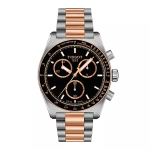 Tissot T149.417.22.051.01 PR 516 Chrono 40 mm Rose Gold Steel Quartz Men's Watch - Picture 1 of 2
