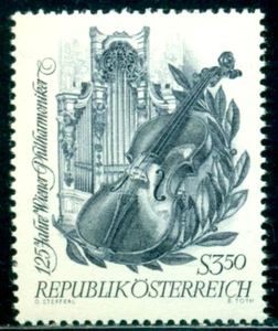 1967 Music,Vienna Philharmonic Orchestra 125 Y.,Violin,Organ,Austria,1236,MNH - Picture 1 of 1