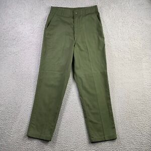 Vintage Military Pants Mens 34x31 (Fits 32x30) Green OG 507 Utility Trousers 80s