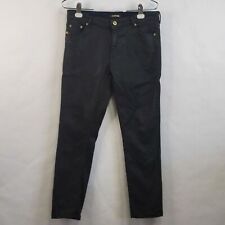 Roberto Cavalli coated black skinny jeans Italian 44 US 8 NWOT