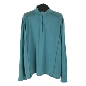 Tommy Bahama IslandZone Half Zip Pullover Sweater Men's XL Blue UPF 30 Outdoor - Picture 1 of 12