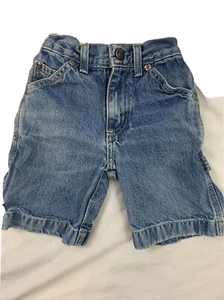 Arizona Jean Company Boy's Kid's Size 4 Slim Denim Blue Jean Carpenter Shorts - Picture 1 of 7