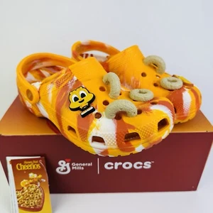 Crocs X Honey Nut Cheerios Classic Clogs With Box Size j5 (fits Women's Size 7) - Picture 1 of 11