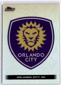 Orland City SC 2024 Topps Finest MLS Logo Crest #TL-20 Olrando City SC - Foto 1 di 2