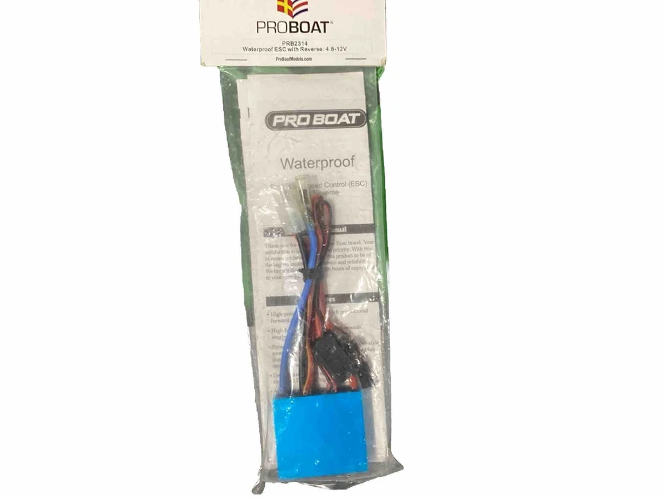 ProBoat Waterproof ESC With Reverse 4.8- 12v PRB2314 - Image 1 of 1
