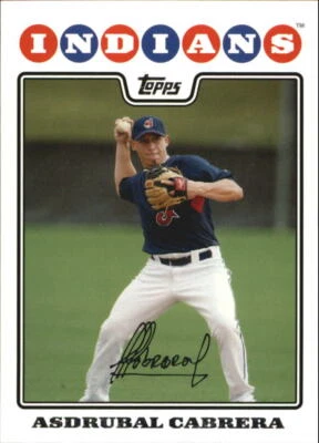2008 Topps #617 Asdrubal Cabrera - NM - Image 1 of 2