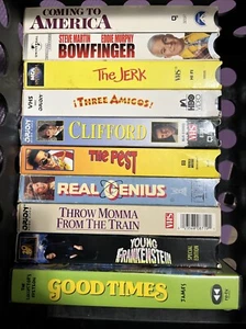 10 Classic Comedy VHS Tapes - Picture 1 of 11