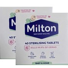 Milton Sterilising Tablets 40 Tablets 2 x 160g