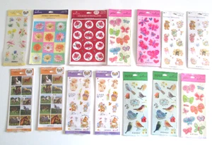 14 NIP New in Packages VINTAGE Assorted  RANDOM STICKERS HALLMARK # 55 - Picture 1 of 5