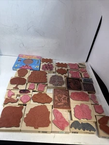 Lote de 34 sellos de goma surtidos más nuevos - Imagen 1 de 5