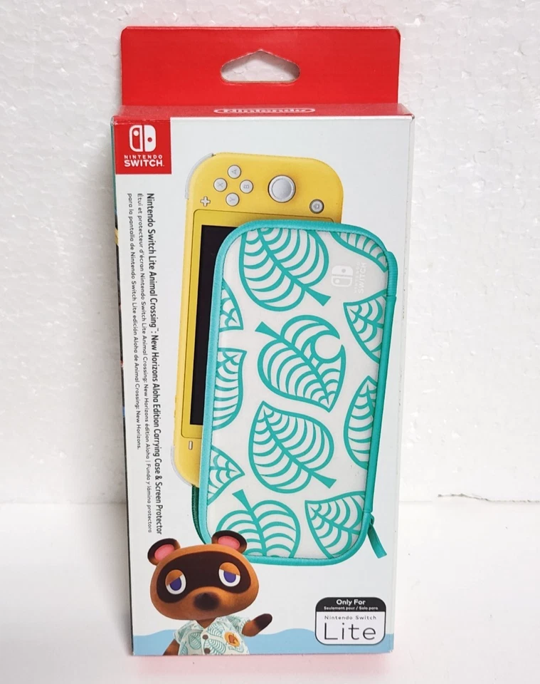 Nintendo Switch Lite Animal Crossing Horizons Aloha Edition Carrying Case