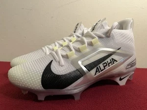 Nike Alpha Menace 4 Elite Football Cleats White FD7036-100 Size 7.5 NEW - Picture 1 of 7