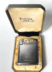 Altes RONSON LITEGUARD Gasfeuerzeug aus 1966 noch OVP Box gute Funktion gasdicht - Bild 1 von 9