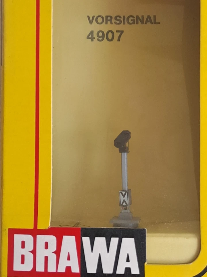 Für Märklin Mini-club  BRAWA Vorsignal 4907 in OVP - Bild 1 von 1