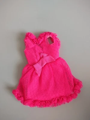 Vestido vintage Barbie Francie rosa Power 1762 1970 Mattel Foto 1 de 3