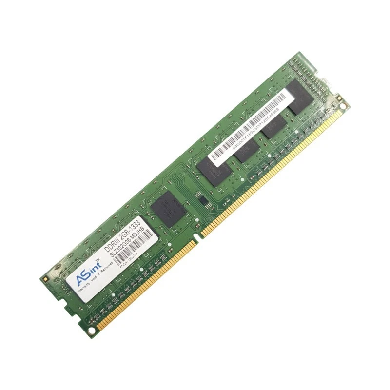 Barrette Mémoire 2Go RAM DDR3 ASint SLZ302G08-MDJHB DIMM PC3-10600U 1Rx8 - Photo 1/1