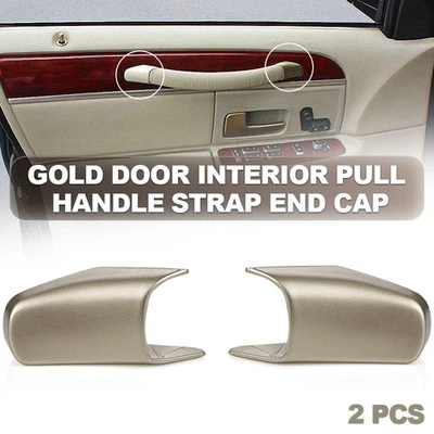 Door Panel Pull Strap End Caps Handle Cover Cap For 2003-2011 Lincoln Town Car - Image 1 of 4