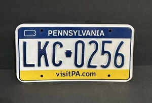 Pennsylvania License Plate — LKC 0256 VISIT PA.COM — Great Condition !! - Picture 1 of 21