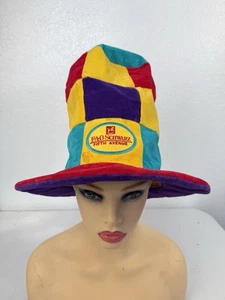 Vintage Pony Express Creation FAO SCHWARZ Clown Jester Joker Hat Multicolor USA - Picture 1 of 11