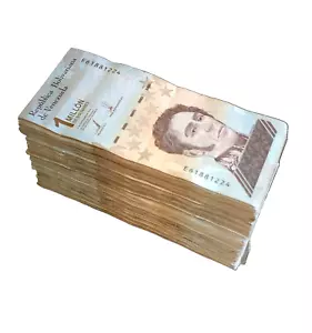 Venezuela 1 Million Bolivar Soberano 2020 USED 500 Pieces Bundle banknotes - Picture 1 of 4