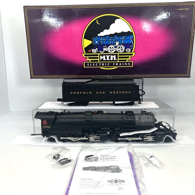 MTH Premier 20-3072-1 Norfolk & Western Y6b 2-8-8-2 Steam PS.2 O New #2174 BCR - Image 1 of 4