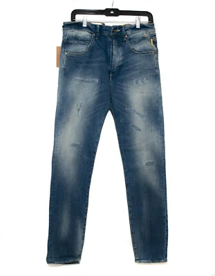 Pantalones de mezclilla Meltin' Pot Moby DP410 etiqueta 32W 32L (30w 30L) descoloridos holgados elásticos -Nota Foto 1 de 4