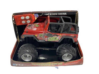 Road Champs Creepy Crawler RC Car Monster Truck Toy 1:24 Scale Spider Jeep NEW - Image 1 of 4