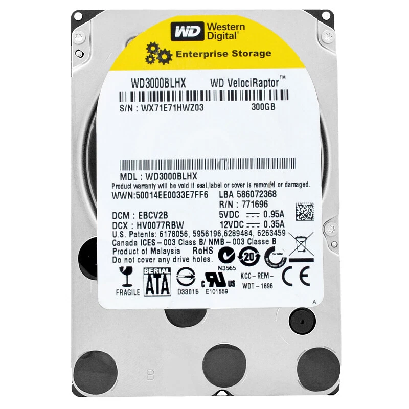 Western Digital VelociRaptor 300GB,Intern,10000RPM